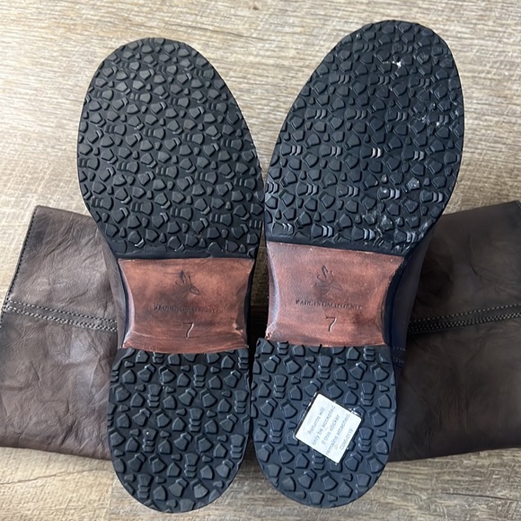 George Esquivel Gray Leather Moto Boot Size 7 - Picture 7 of 9